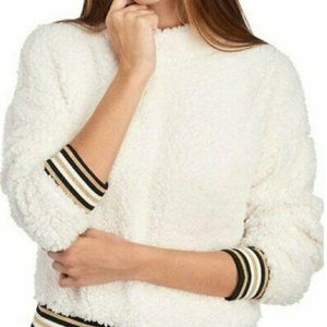 Nanette Lepore Sherpa Pullover Cozy Soft Sweater XL